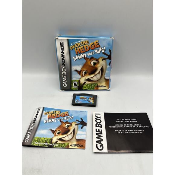 Over The Hedge (Nintendo Game Boy Advance GBA, 2006) Complete In Box - Picture 1 of 12